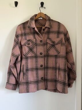 Plaid Oversized Flannel Shacket